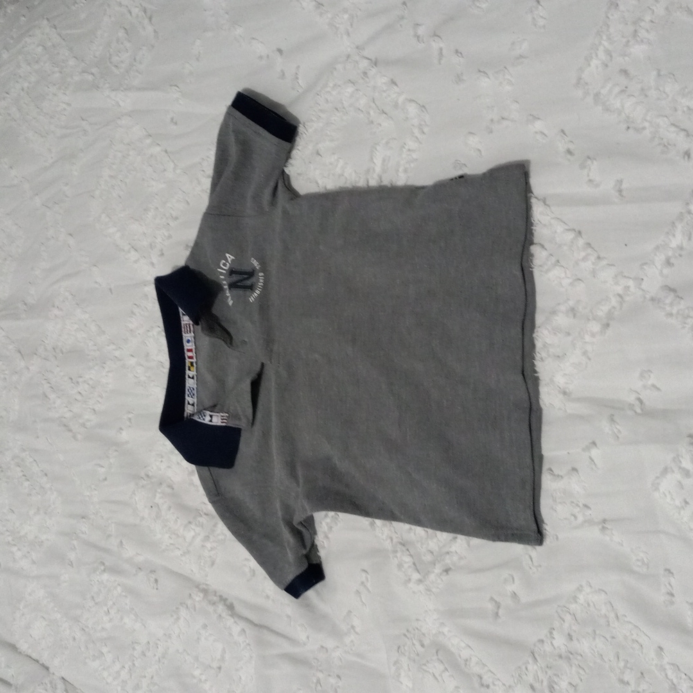 Boys 2t Nautica button polo shirt